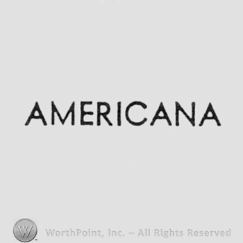Word AMERICANA.