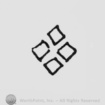 Four squares like a diamond.