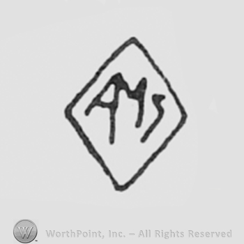 Letters AMS inside a diamond.