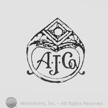 Letters AJ Co inside a ring.