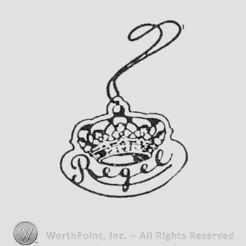 Crown above word REGEL.