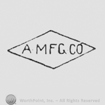 Letters A MFG. CO. inside a diamond.