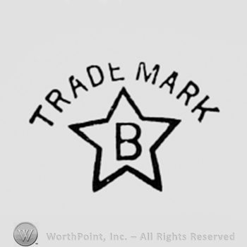 Letter B inside a star and TRADE MARK written above.