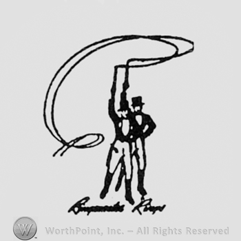 Two men with whip.