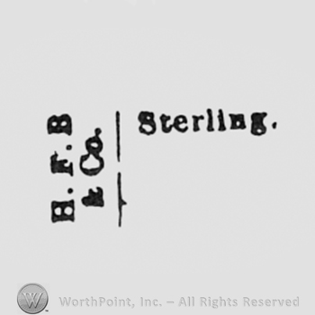 Letters BFB Co and word STERLING.