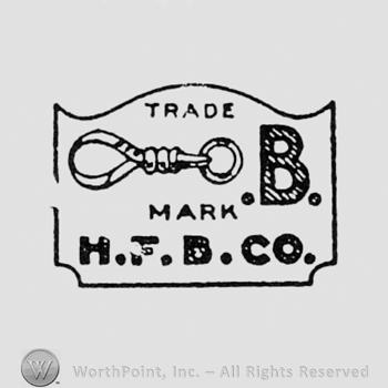 Letter B and a node; words TRADE MARK written bellow.