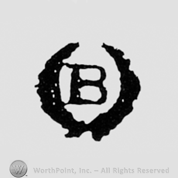 Letter B between two branches.