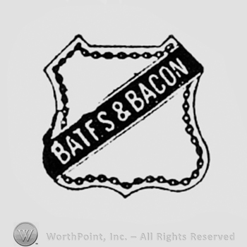 Words BATFS & BACON written on a shield.