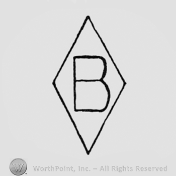 letter B inside a diamond.