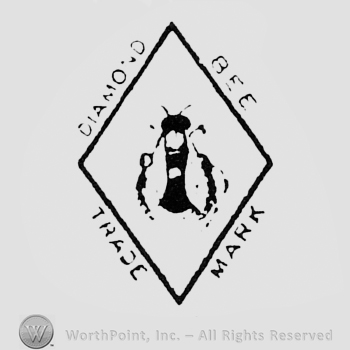 Bee inside a diamond; words BEE DIAMOND TRADE MARK written on the edge.