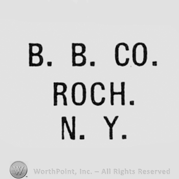 Text: B.B. CO. ROCH N.Y.