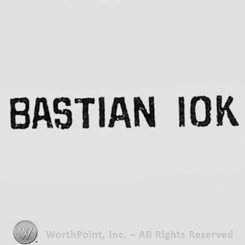 Word BASTIAN 10K.