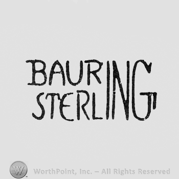 Words BAURING STERLING.