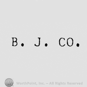 Letters B.J.Co.