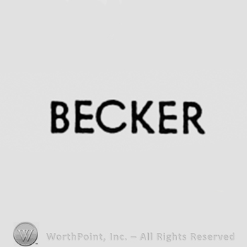 Word BECKER.