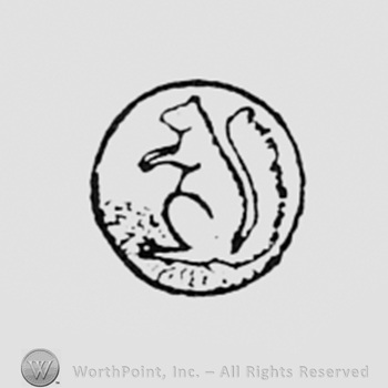 Squirrel inside a circle.