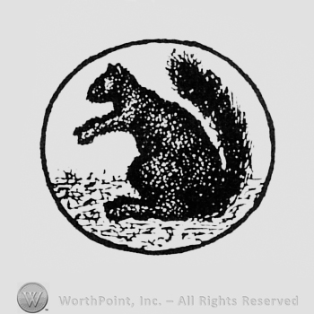 Squirrel inside a circle.