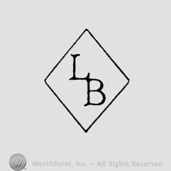 Letters L and B inside a diamond.