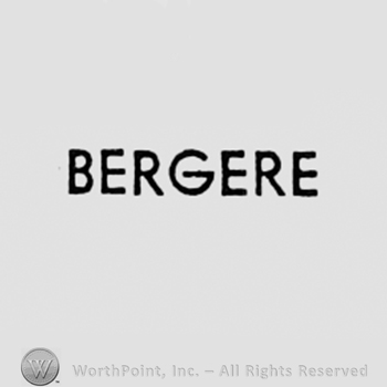 Word BERGERE.
