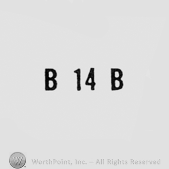 Double B and 14 between.