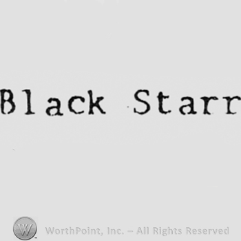 Words BLACK STARR.