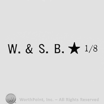 Letters W, S, B a star, and 1/8.