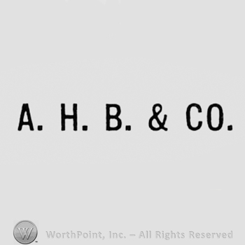 Letters A, H, B, & CO.