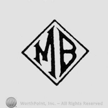 Letters M and B inside a diamond.