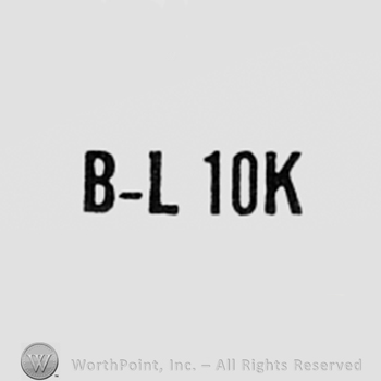 Letters B, L and 10k.