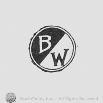 Letters B and W inside a circle half white, half black.