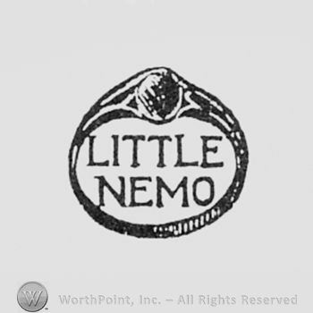 Words LITTLE NEMO written inside a ring.