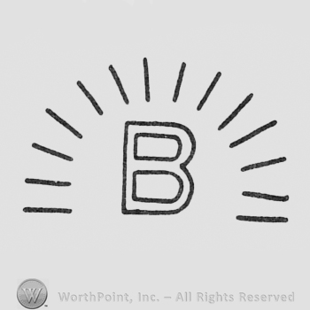 Letter B and some rays.