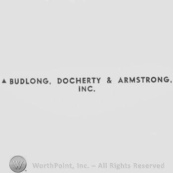 Words BUDLONG, DOCHERTY & ARMSTRONG INC.