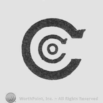 Letter O inside letter C, all inside letter C.