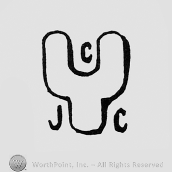 Shape of a cactus and letters JCC arownd it.
