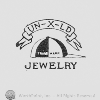 letters UN X LD above a capp and word JEWELRY  written bellow.