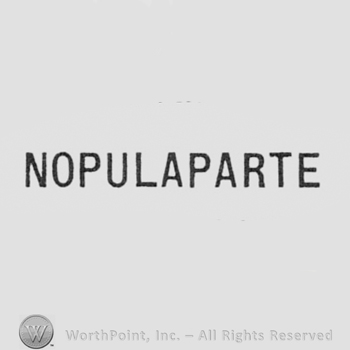 Word NOPULAPARTE.
