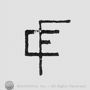 Monogram of letters F,C, E.