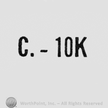 Letter C and 10K written on the right.