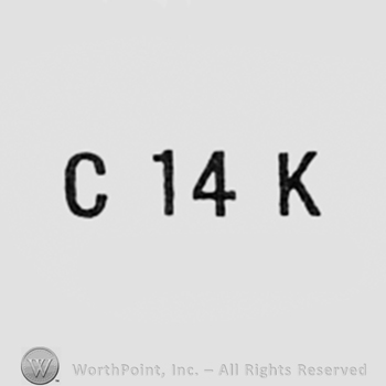 Letters C 14 K.