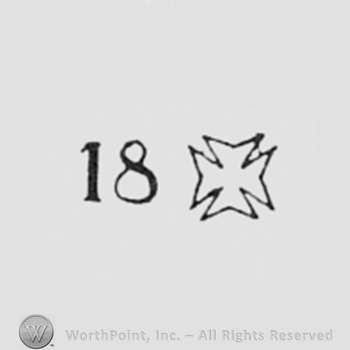 18 and a cross.
