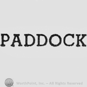 Word PADDOCK.
