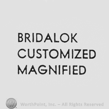 Words BRIDALOK, CUSTOMIZED, MAGNIFIED.