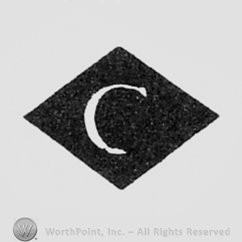 Letter C inside a black diamond.