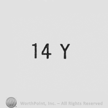 Number 14 and letter Y.