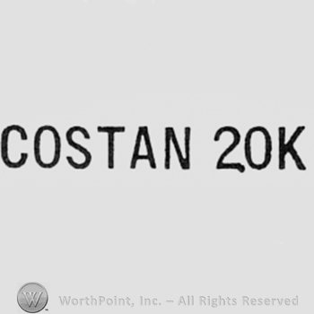 Word COSTAN 20K.