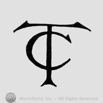 Monogram of letters T and C.
