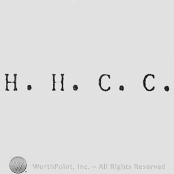 Letters H.H.C.C.