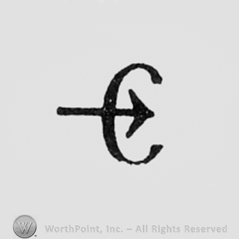 Letter C pierced by an arrow.