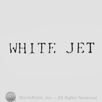 Words WHITE JET.